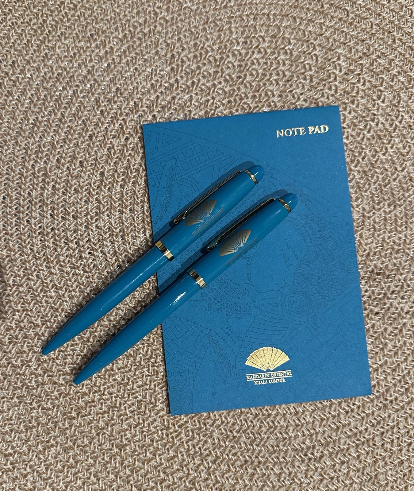 Luxury Mandarin Oriental Hotel Kuala Lumpur Ballpoint Pen Lot Of 2 Brand New