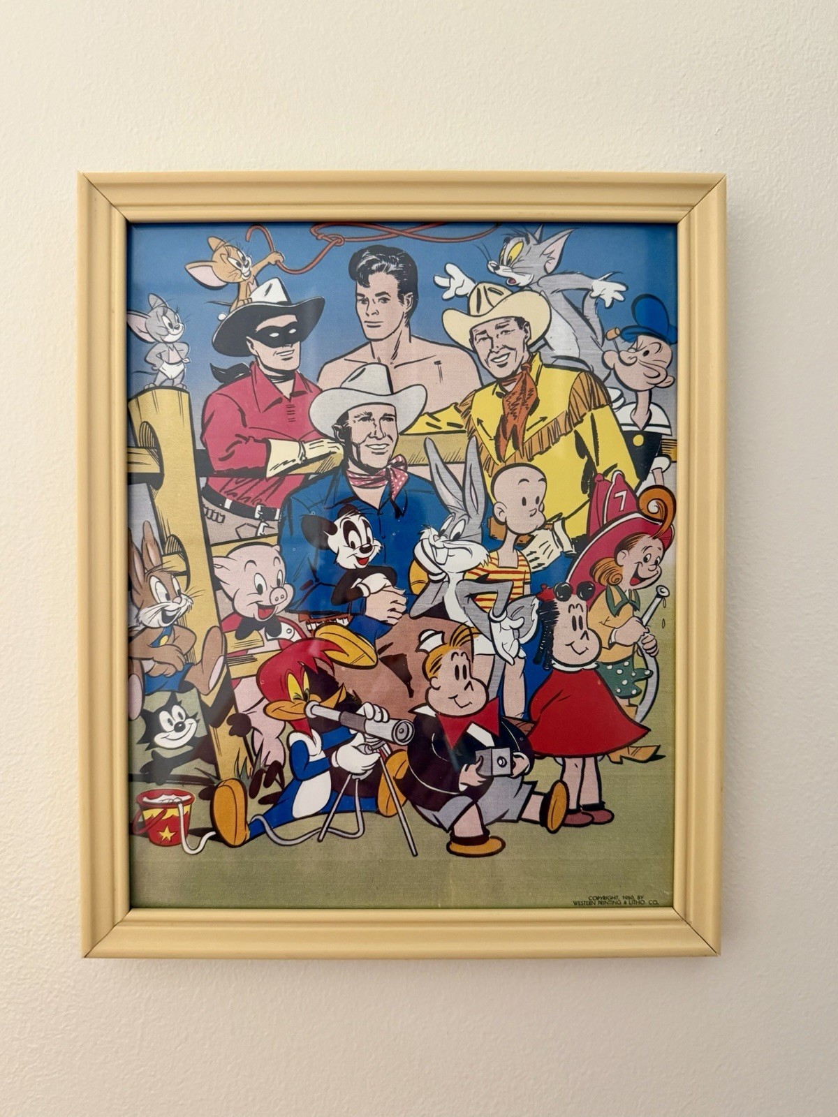 Original VTG Dell Comics character pinup print from Dec 1950 and Jan 1951. Nice Original VTG Dell Comics character pinup print from Dec 1950 and Jan 1951. Nice