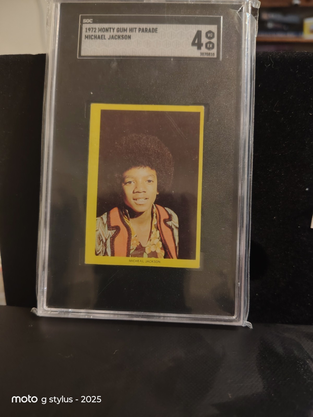 1972 Monty Gum Michael Jackson Rookie RC