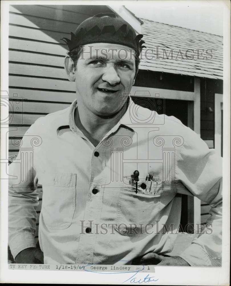 1969 Press Photo Actor George Lindsey of Mayberry RFD - lry15418 1969 Press Photo Actor George Lindsey of Mayberry RFD - lry15418