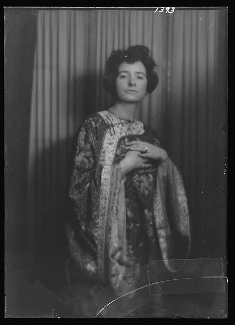 Photo:Mrs C.B. Fletcher Portrait 1910s Woman Studio Photograph