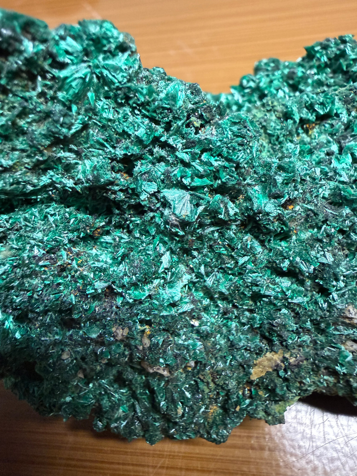 Fibrous Malachite