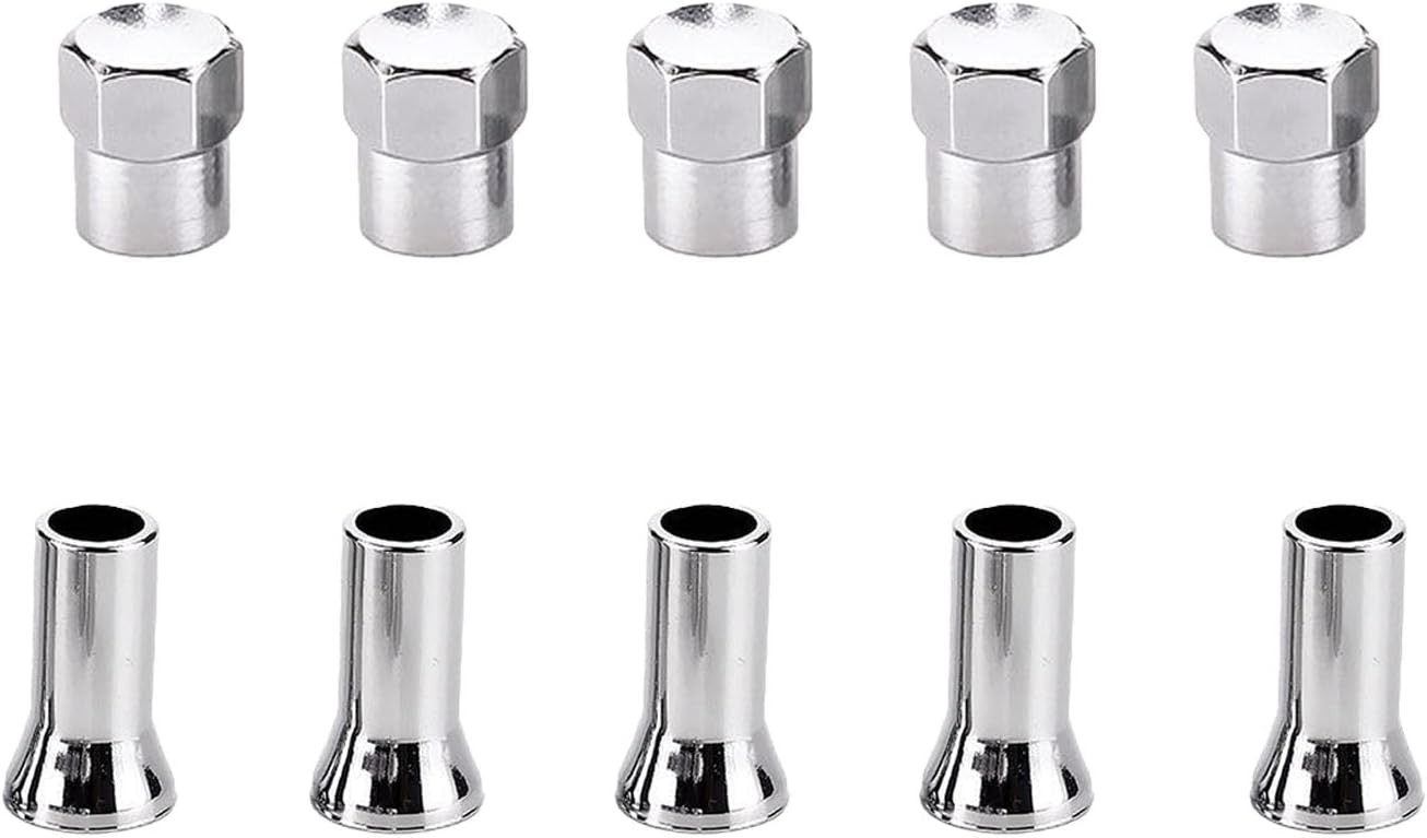 5 Sets TR414AC Chrome Valve Stem Caps Kit,Chrome Tire Valve Caps for Car Tire 5 Sets TR414AC Chrome Valve Stem Caps Kit,Chrome Tire Valve Caps for Car Tire