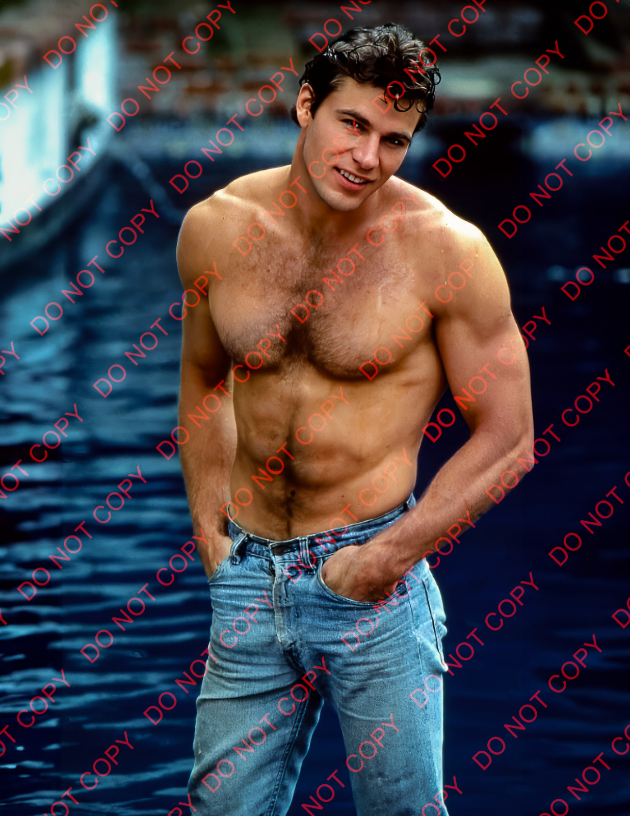 Jon-Erik Hexum, Barechested, Shirtless, Beefcake, Gay Interest, 8.5x11 Photo Jon-Erik Hexum, Barechested, Shirtless, Beefcake, Gay Interest, 8.5x11 Photo