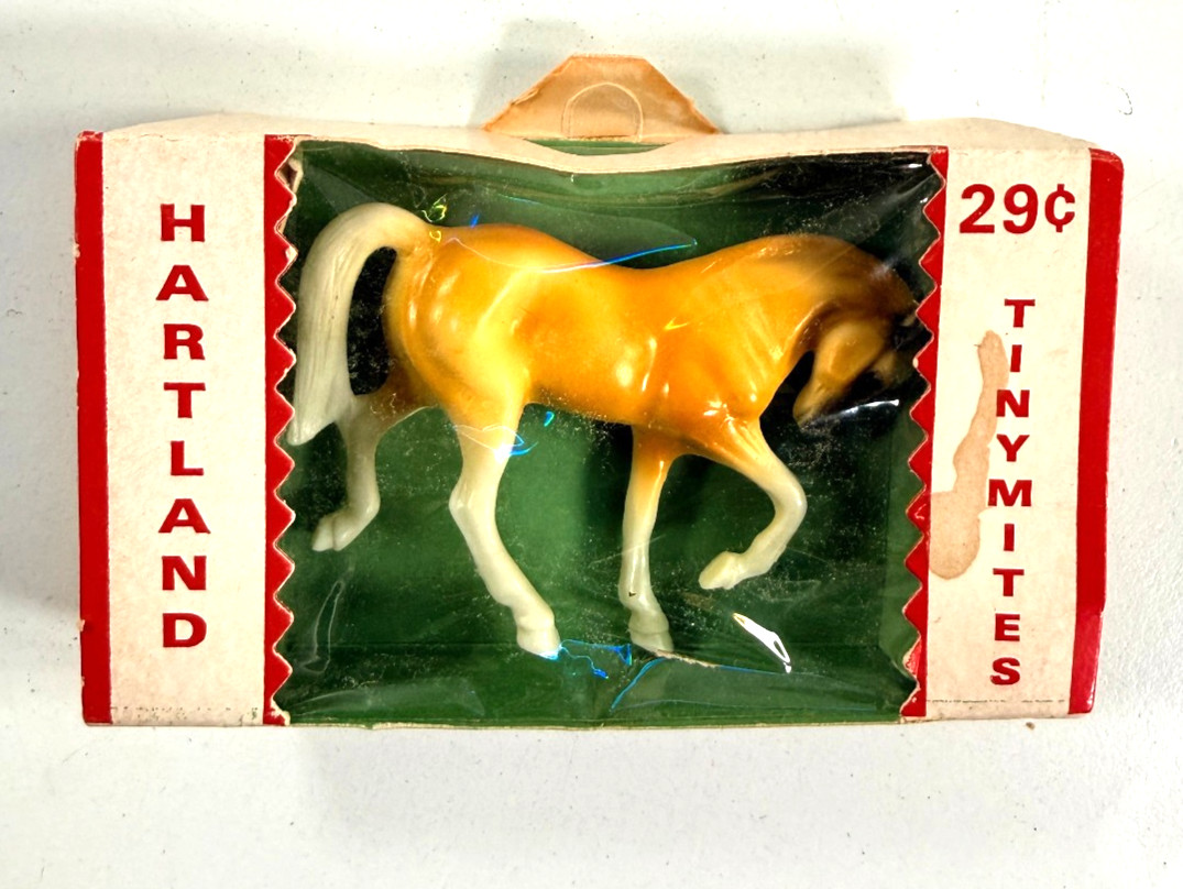 vtg 1950\'s Hartland Tinymites toy horse NIP in box 29 cents 6004 vtg 1950\'s Hartland Tinymites toy horse NIP in box 29 cents 6004