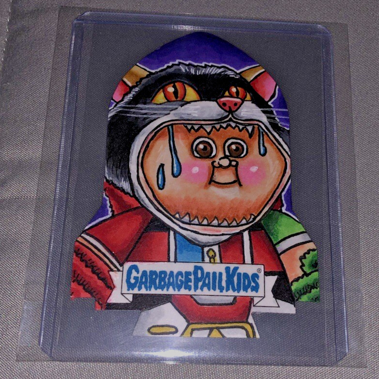 2023 Garbage Pail Kids Intergoolactic Mayhem sketch card by artist robert harris 2023 Garbage Pail Kids Intergoolactic Mayhem sketch card by artist robert harris