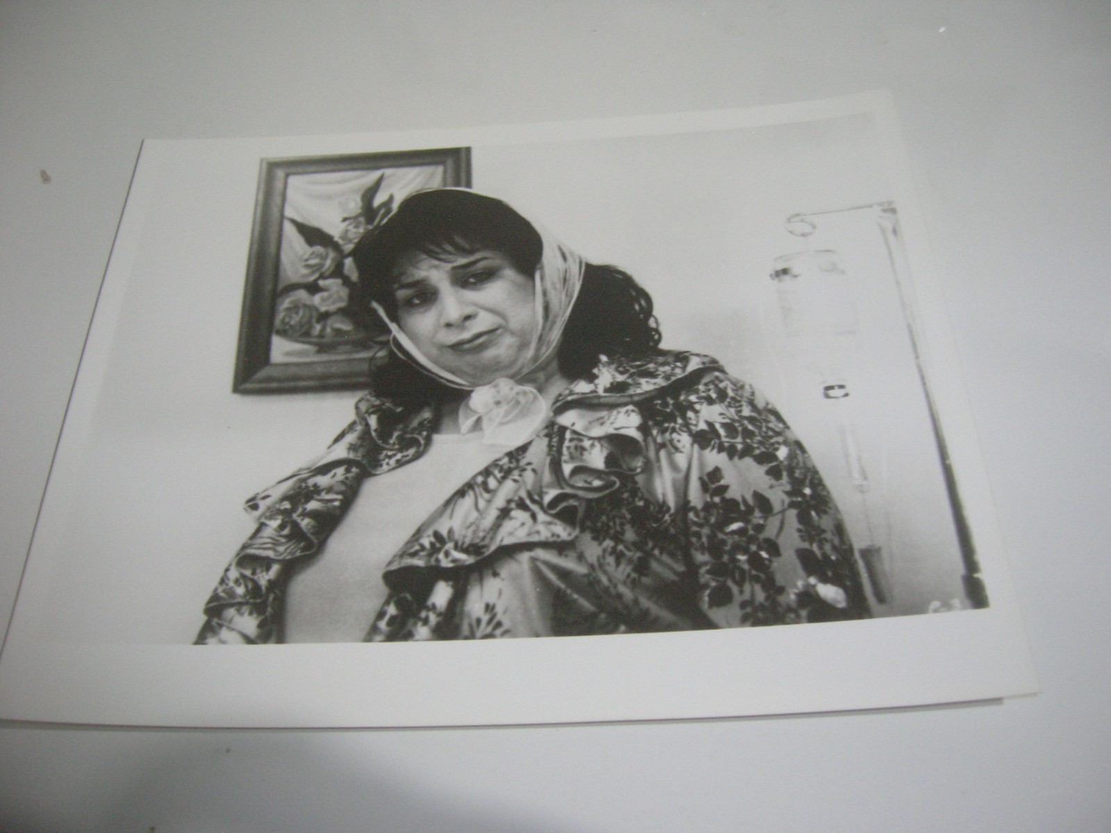 DEVINE PRESS PHOTO B/W STILL 1980'S #2 DRAG QUEEN 8X10 GLOSSY VINTAGE