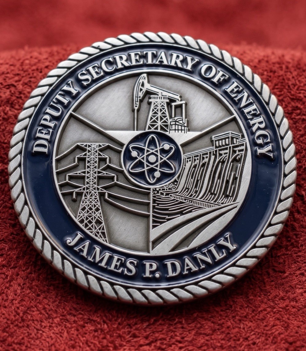 Rare Authentic Trump 47 Deputy Energy Secretary James P. Danly Challenge Coin
