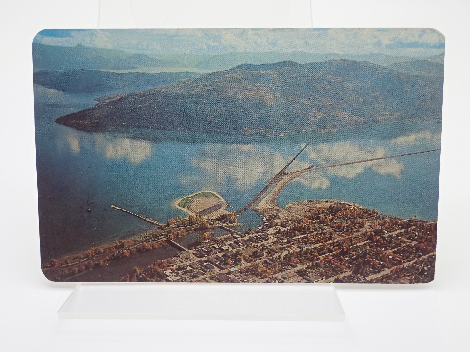 Sandpoint Idaho Aerial View Vintage Postcard Sandpoint Idaho Aerial View Vintage Postcard