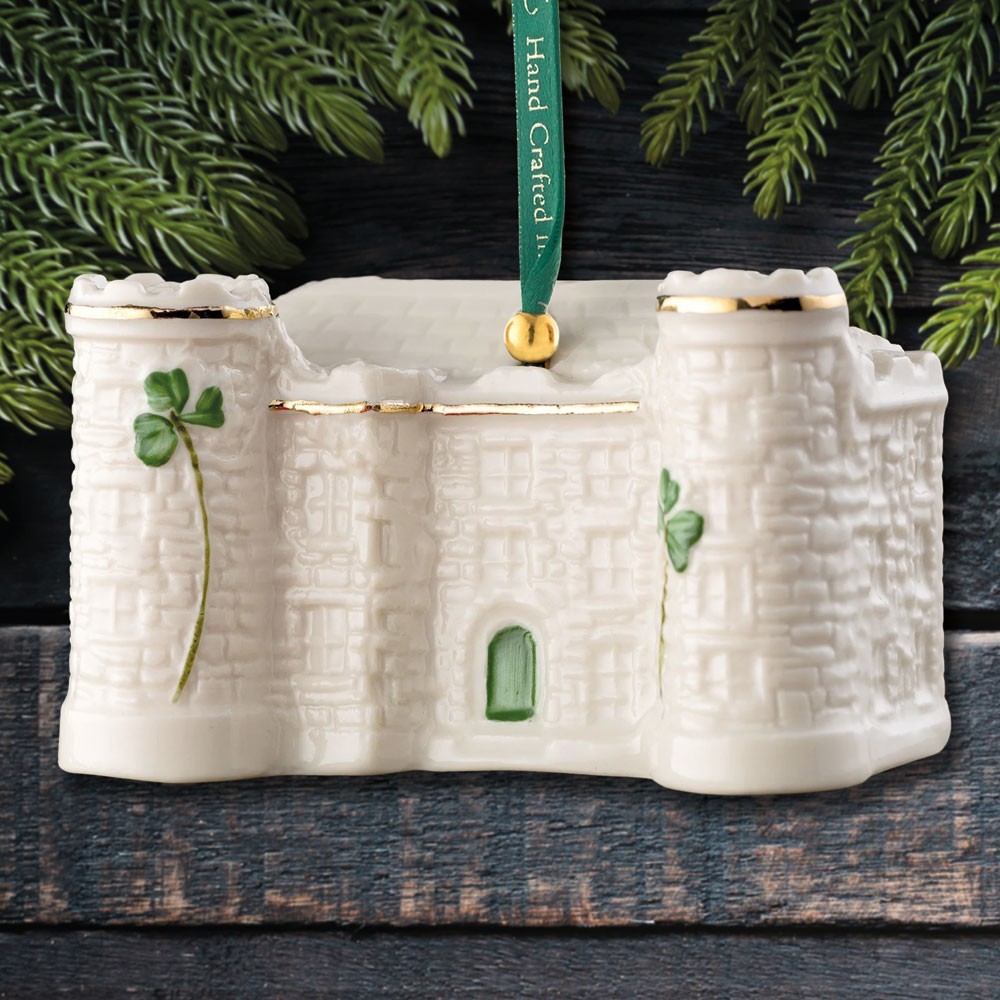 NEW 2026 Belleek Kilkenny Castle Annual Porcelain Ornament NIB NEW 2026 Belleek Kilkenny Castle Annual Porcelain Ornament NIB