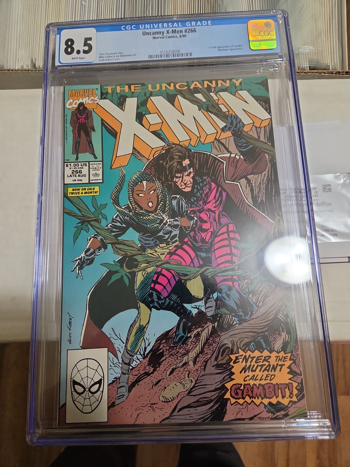 The Uncanny X-Men #266 Cgc 8.5 First Gambit Key Rare