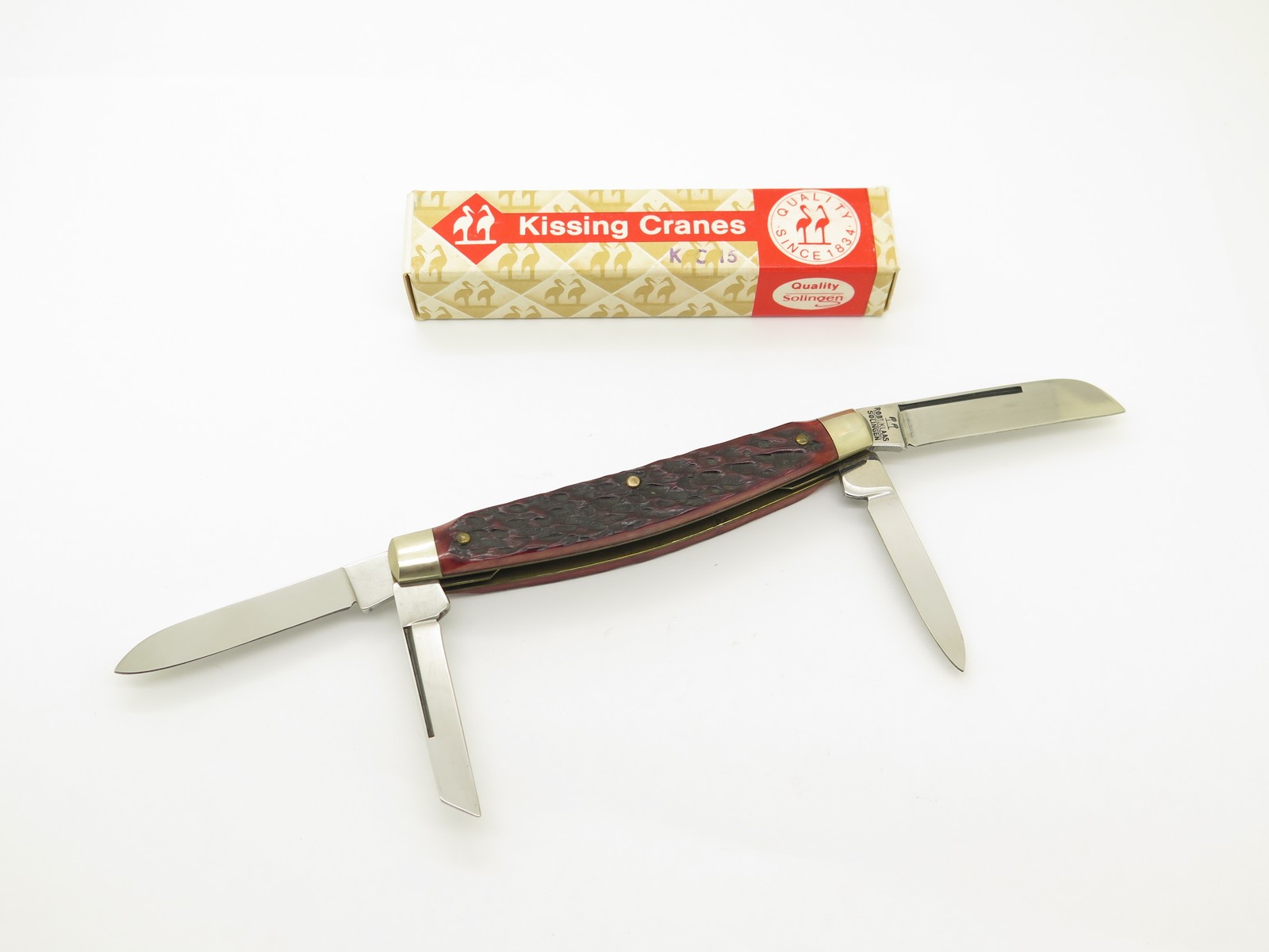 Vintage Robt Klaas Kissing Crane KC15 Congress Germany Bone Folding Pocket Knife Vintage Robt Klaas Kissing Crane KC15 Congress Germany Bone Folding Pocket Knife