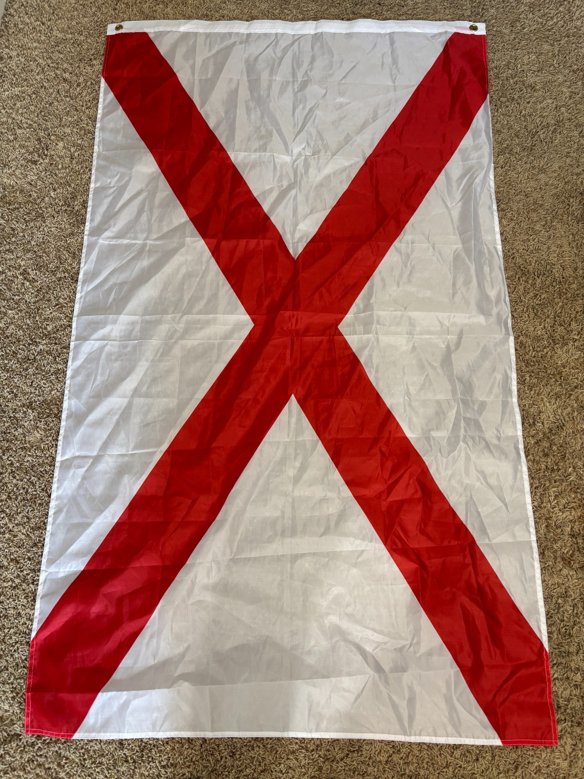 Alabama Flag 3\' X 5\' NWOT Official Flag of State of Alabama Alabama Flag 3\' X 5\' NWOT Official Flag of State of Alabama
