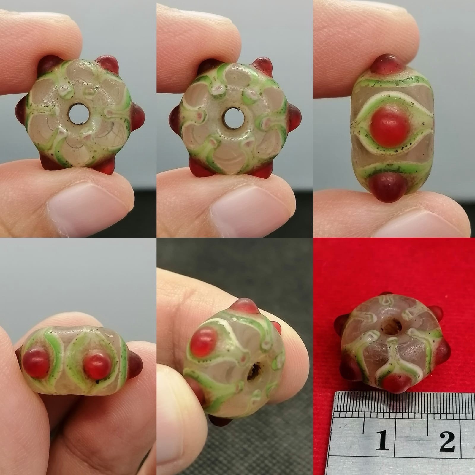 Roman Old Mosaic Glass Wonderful Bead