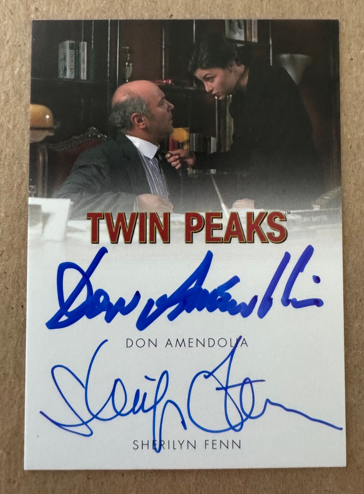 2025 Rittenhouse Twin Peaks Don Amendolia/Sherilyn Fenn Dual Autograph