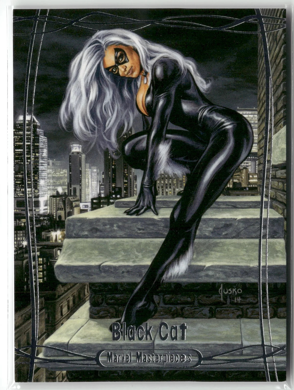 2015 Upper Deck Marvel Masterpieces Black Cat #33 Serial Numbered NM