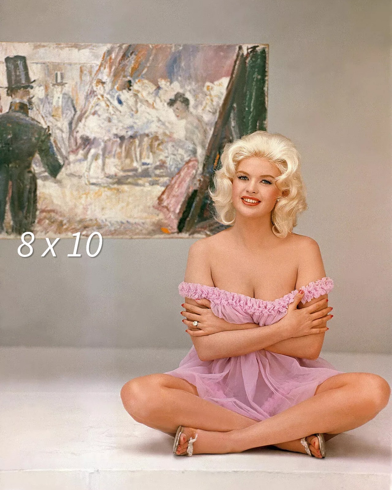 Vintage iconic actress glamour photo 1950s 8x10 Jayne Mansfield