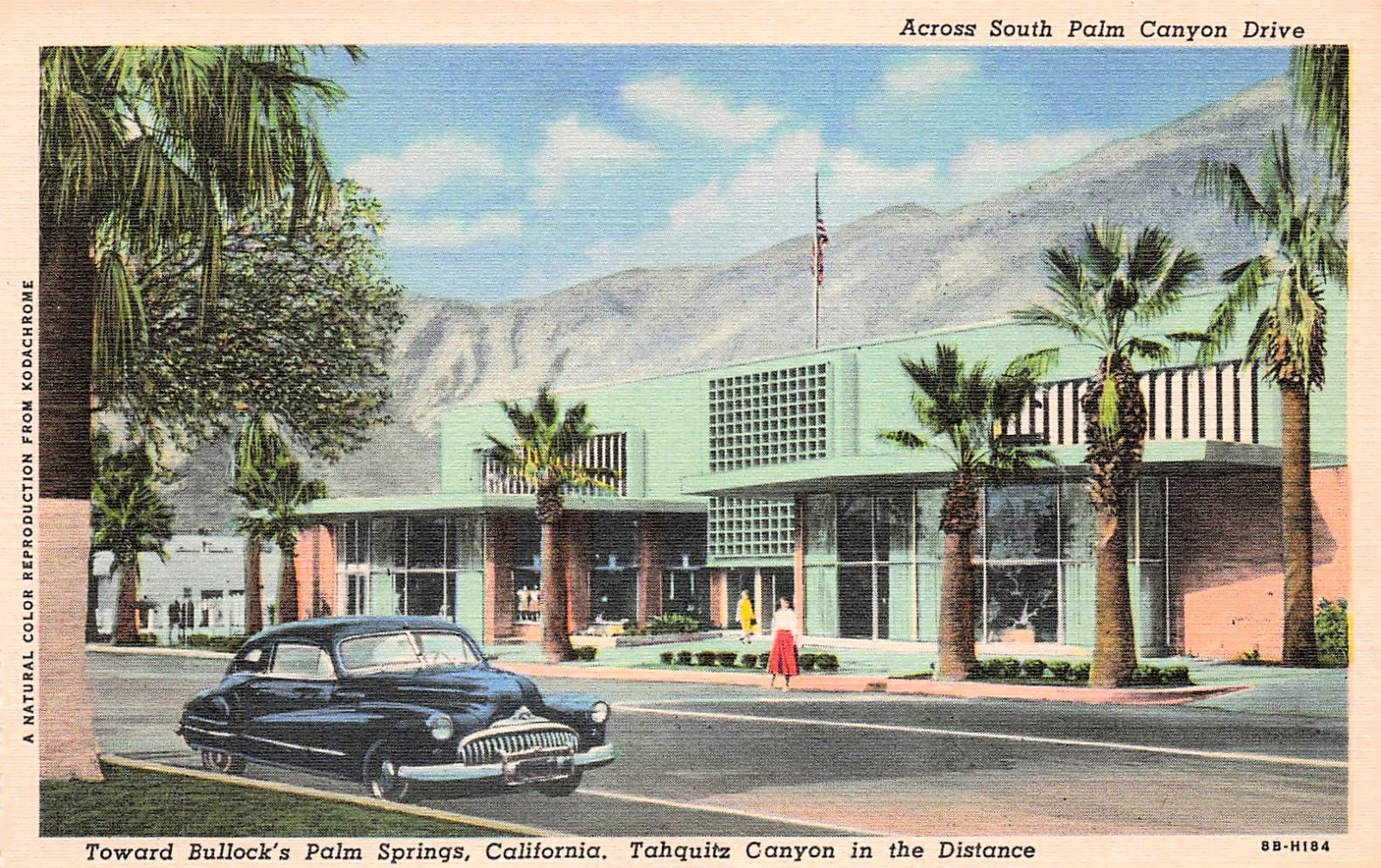 Bullock\'s Department Store in Palm Springs, California Vtg Postcard I30