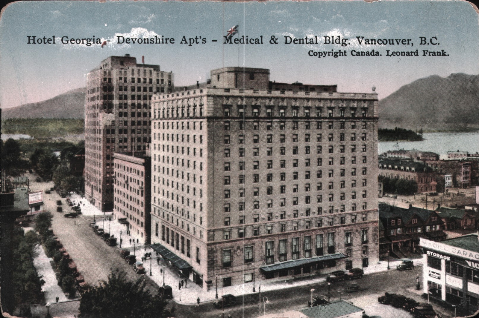 Historic RPPC Hotel Georgia & Devonshire Apartments Vancouver B.C. Historic RPPC Hotel Georgia & Devonshire Apartments Vancouver B.C.