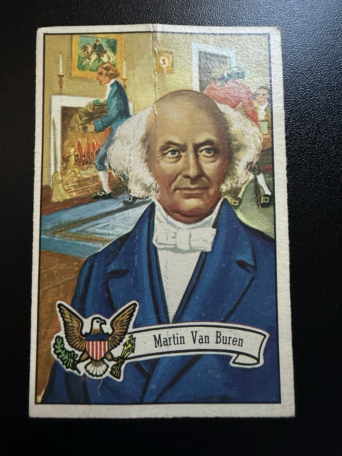 1956 Topps US Presidents Set-Break # 11 Martin Van Buren 1956 Topps US Presidents Set-Break # 11 Martin Van Buren