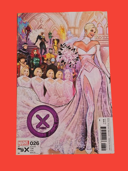 X-Men #26 2023 Marvel Emma Frost Wedding Fall of X Lucas Werneck Gerry Duggan