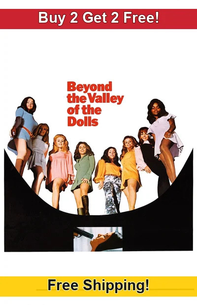 Beyond the Valley of the Dolls 1970-01 11x17 Movie TV Show Poster Beyond the Valley of the Dolls 1970-01 11x17 Movie TV Show Poster