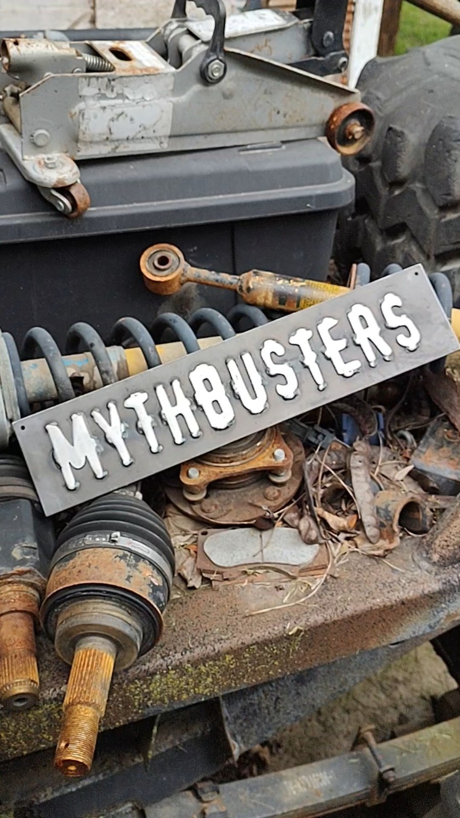 Custom Steel Mythbusters Inspired Sign, Welded, Thick Steel, Beefy Myth Busters Custom Steel Mythbusters Inspired Sign, Welded, Thick Steel, Beefy Myth Busters