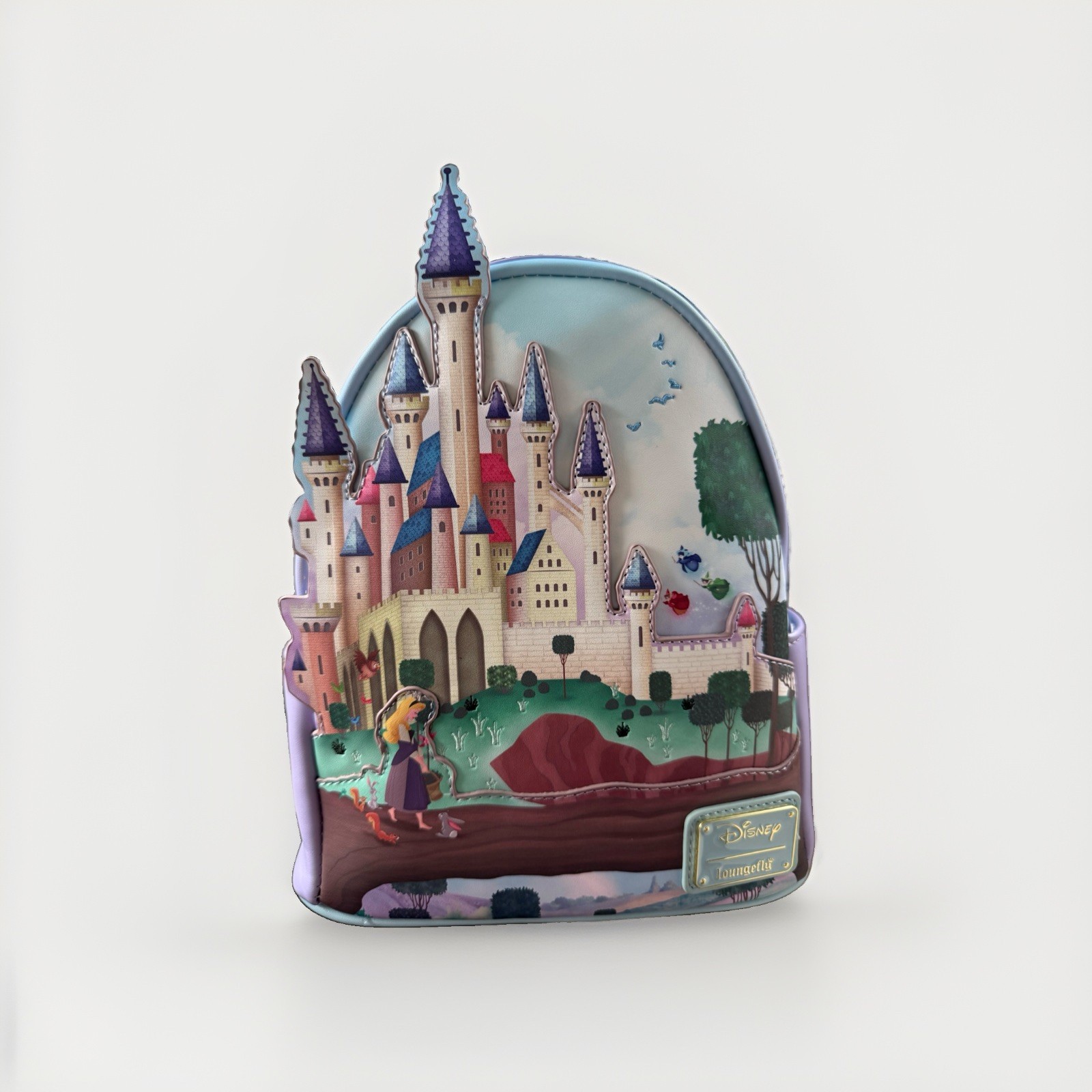 Loungefly RARE Disney Princess Castle Series Sleeping Beauty Mini BackpackAurora