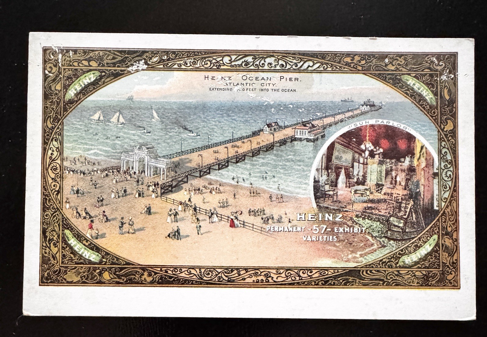 Heinz Ocean Pier Atlantic City Postcard Advertising