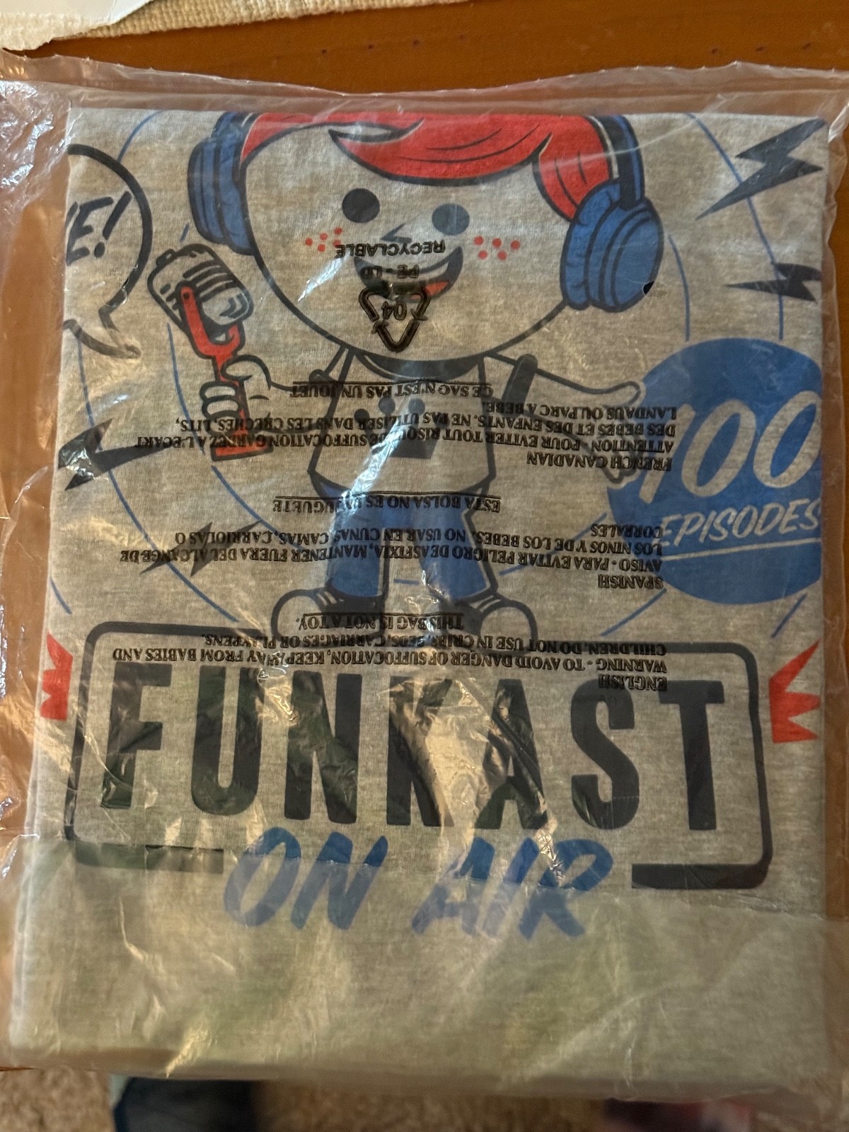 The Freddy Funko Funatic 100th Episode Podcast Shirt is an incredibly rare, limi