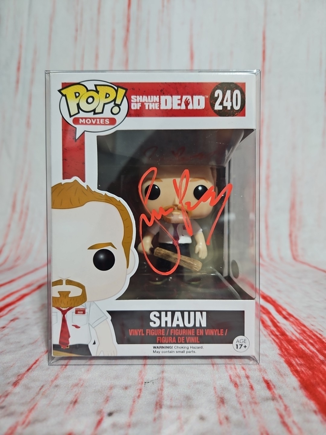 Simon Pegg Signed Shaun Of The Dead Funko With JSA COA And Protector Simon Pegg Signed Shaun Of The Dead Funko With JSA COA And Protector