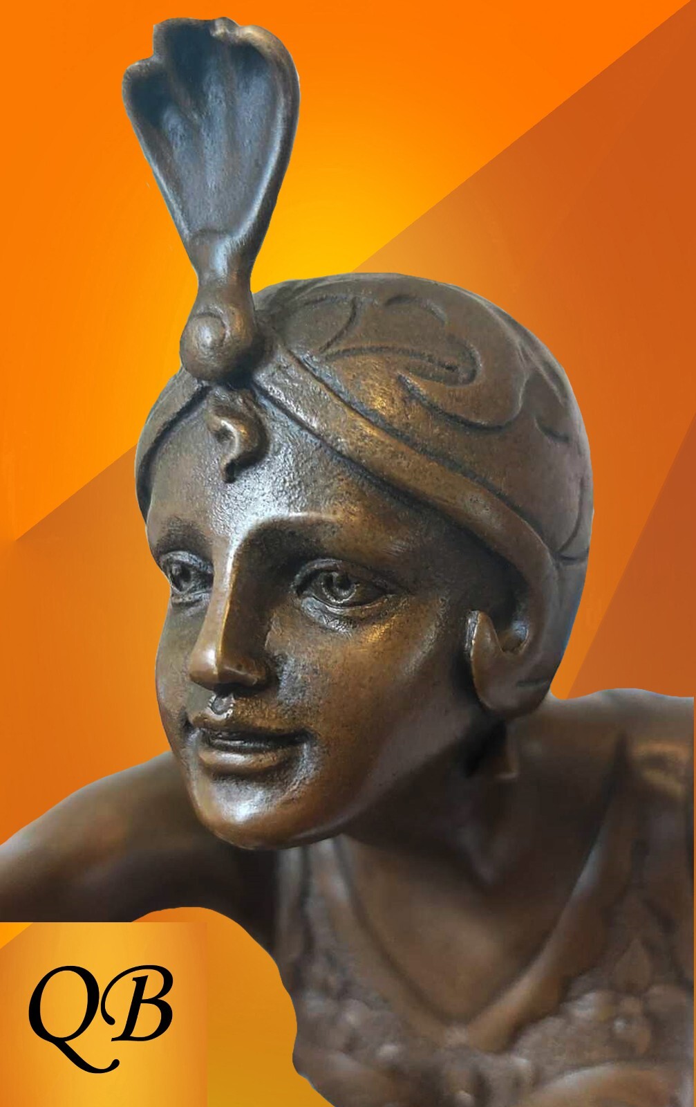 ART DECO BRONZE CON BRIO FIGURINE SCULPTURE STATUE FEMALE 1920 FLAPPER DANCER