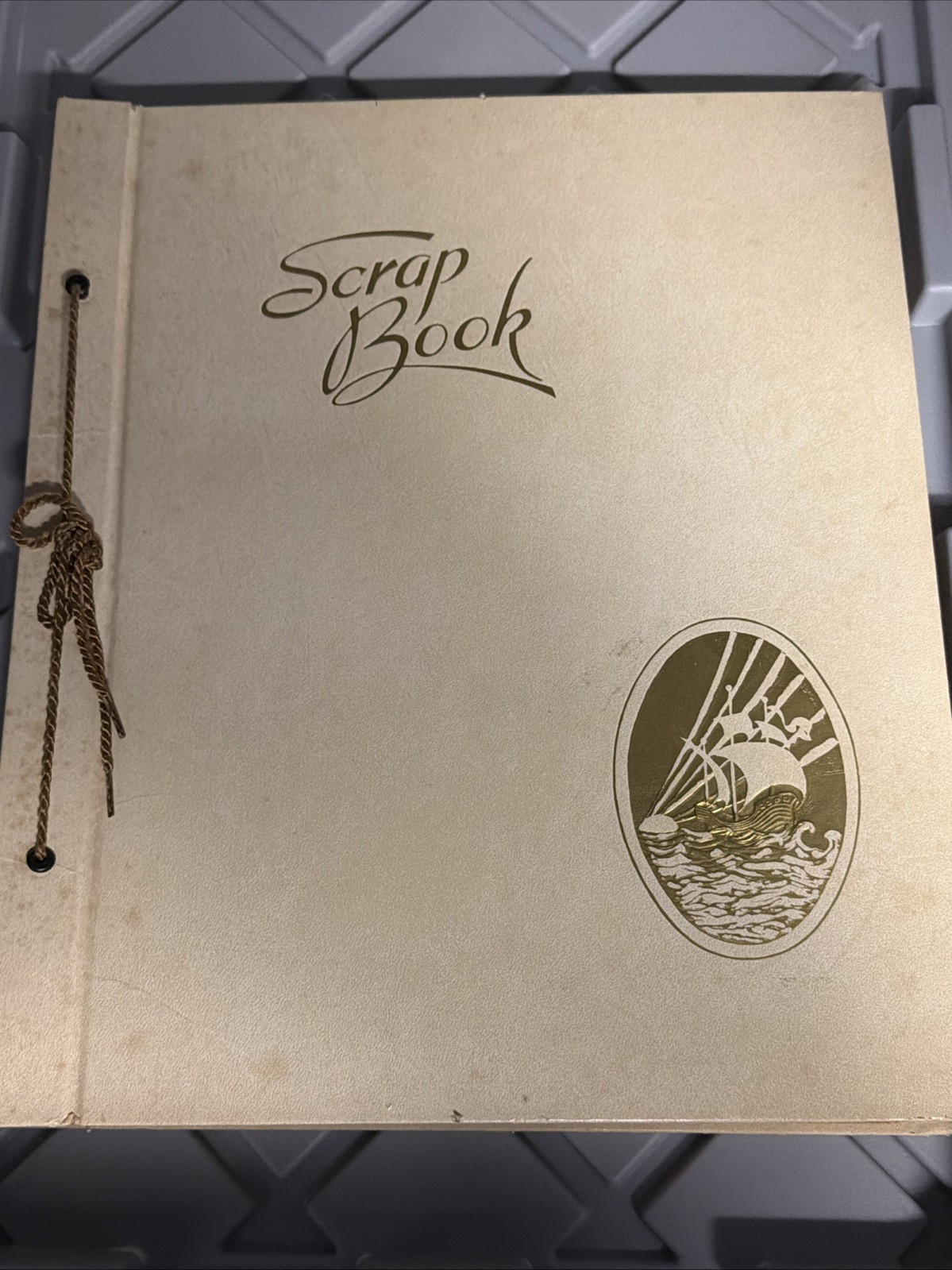 Vintage Scrapbook 1/2 Used With Photos