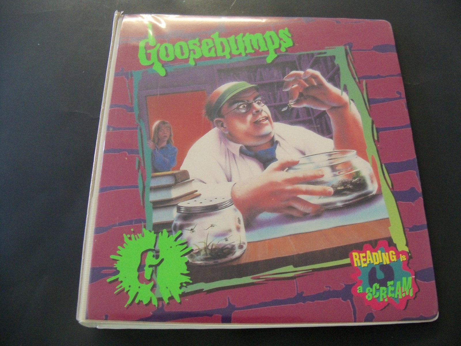 1996 TOPPS GOOSEBUMPS COMPLETE SET X2  WITH INSERTS IN BINDER READ DESCRIPTION