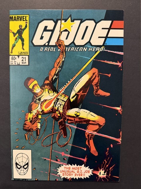 GI Joe #21 1984 KEY 1st App Storm Shadow Silent Issue Larry Hama VF+ 8.5 GI Joe #21 1984 KEY 1st App Storm Shadow Silent Issue Larry Hama VF+ 8.5