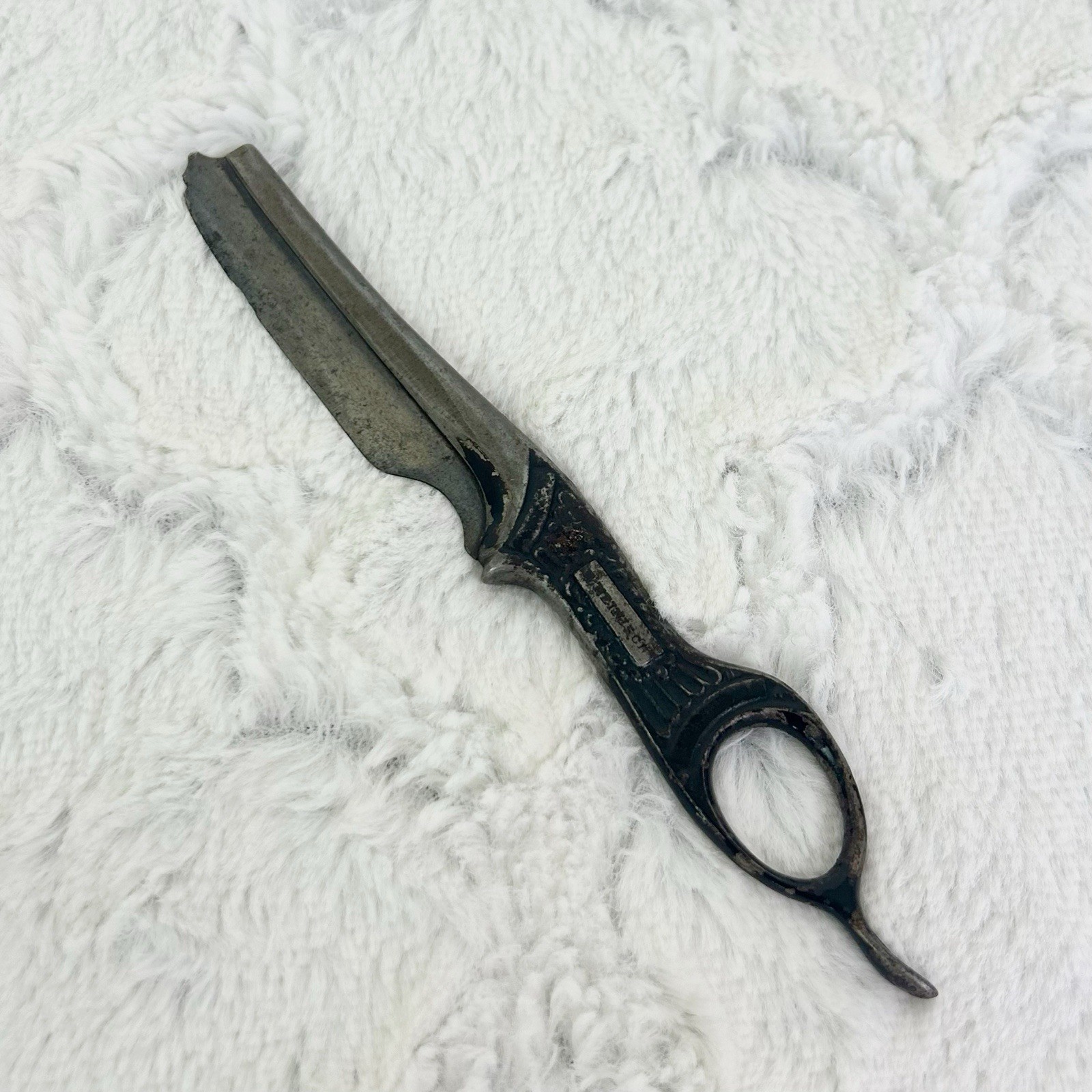 Heinisch Vintage Antique Fixed Handle Hair Razor Straight Razor Shaving Tool