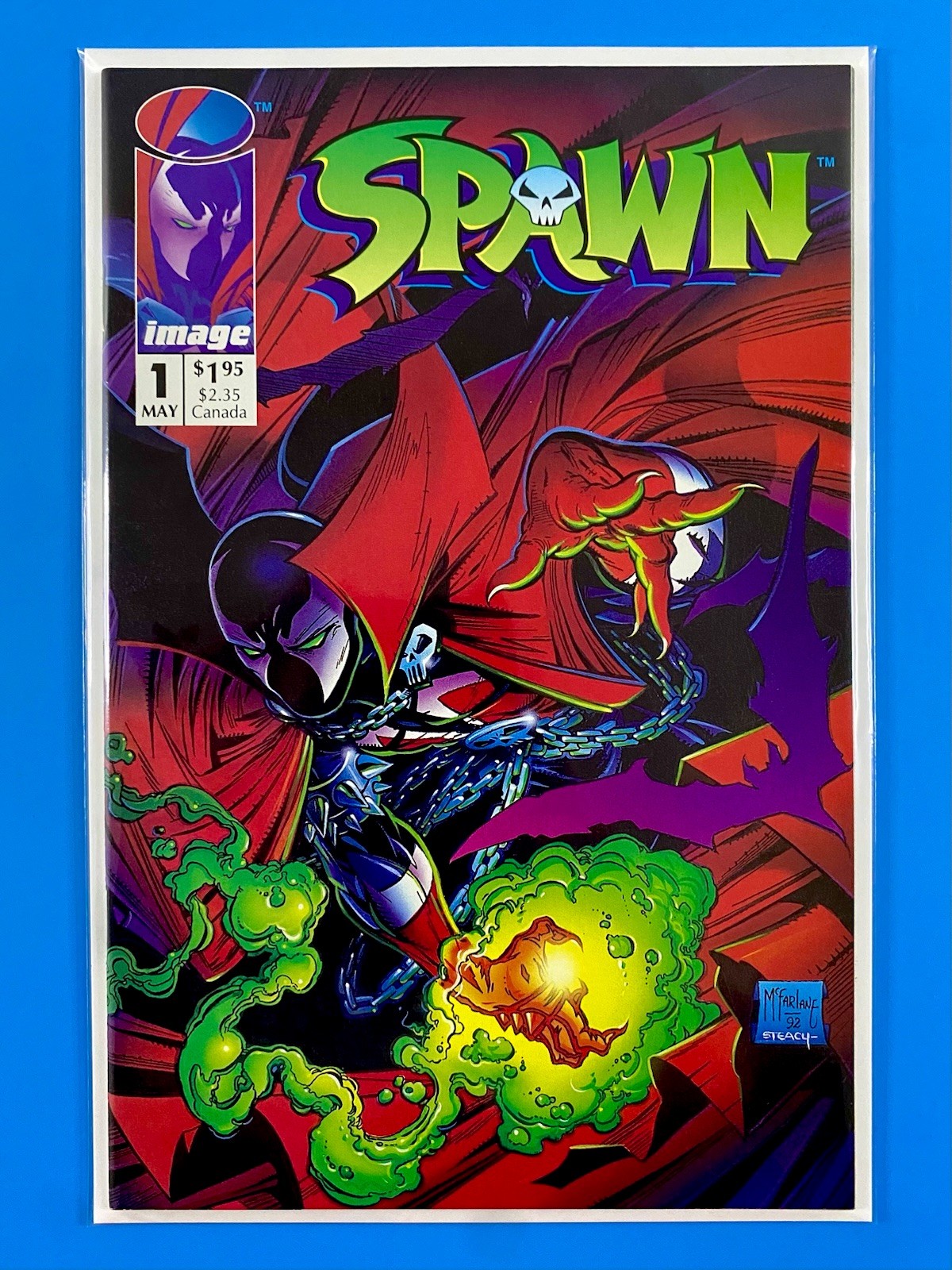 Spawn #1 Image (1992) Rare Misprint Error Variant McFarlane High Grade NM/NM+🔥 Spawn #1 Image (1992) Rare Misprint Error Variant McFarlane High Grade NM/NM+🔥