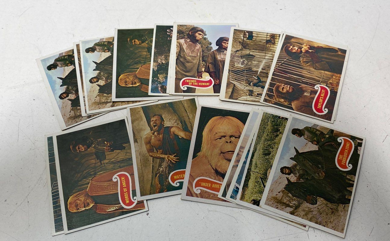 1967 Planet of the Apes Trading Card Lot Topps Vintage Movie 20 Cards See Photos