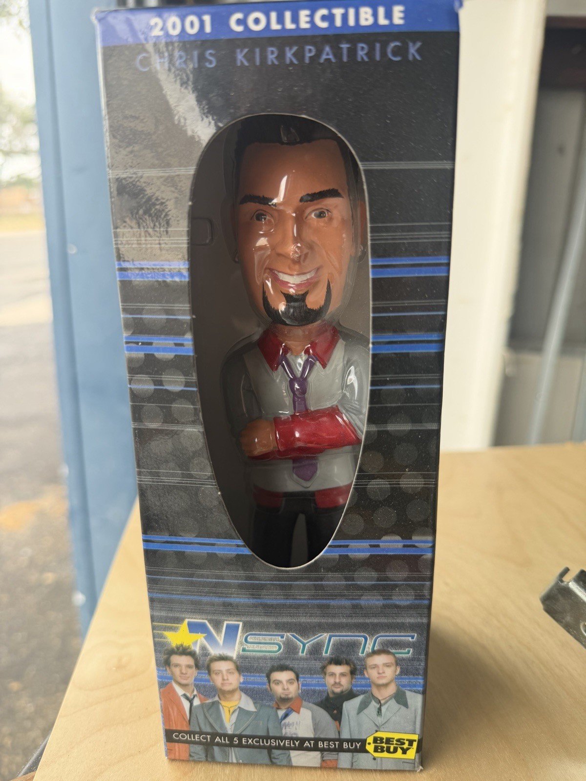 2001 N SYNC CHRIS KIRKPATRICK Bobble Head Doll 8-inch Best Buy Exclusive BNIOP G 2001 N SYNC CHRIS KIRKPATRICK Bobble Head Doll 8-inch Best Buy Exclusive BNIOP G
