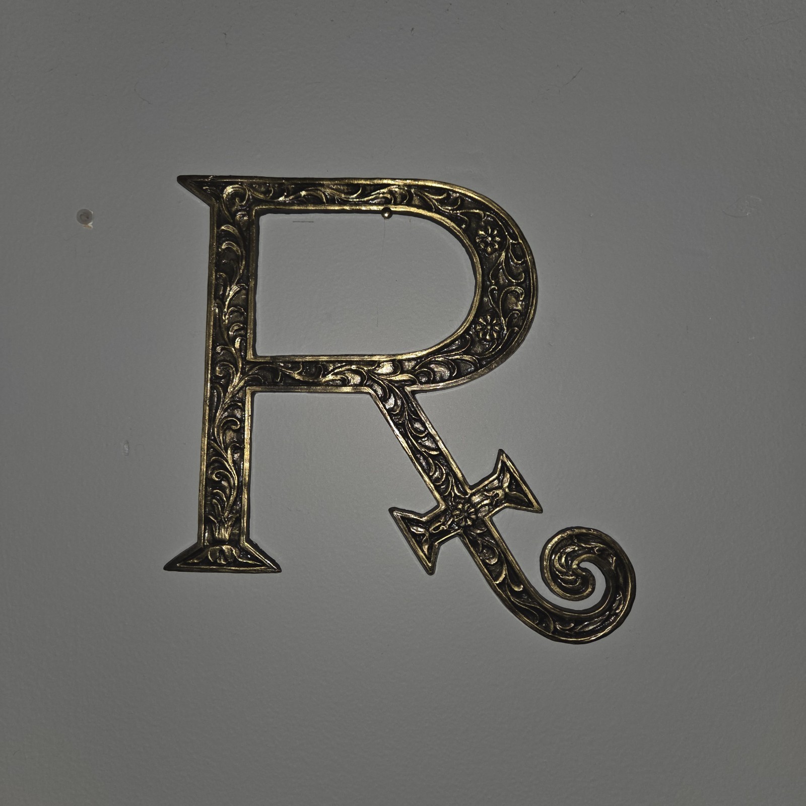 Antique Rx Pharmacy Advertisement Sign Metal Sign memorabilia 
