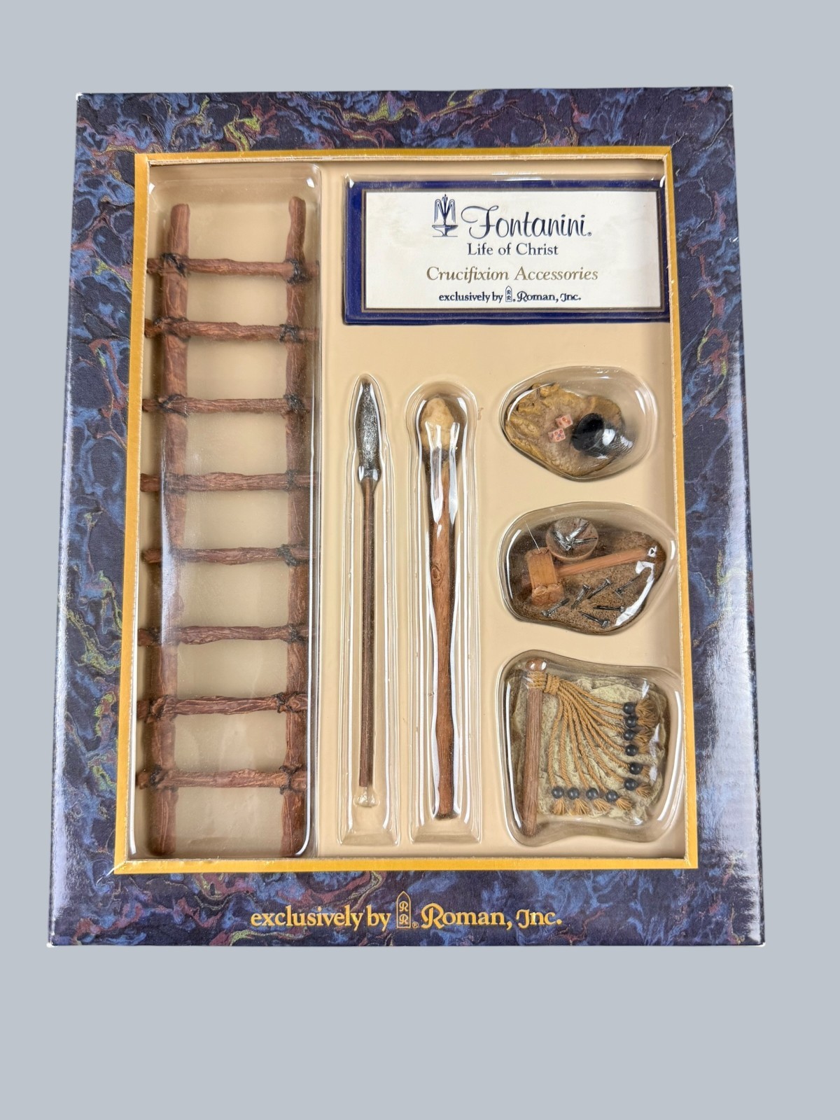 Fontanini Life of Christ Crucifixion Scale Vintage #51192 Accessories Set