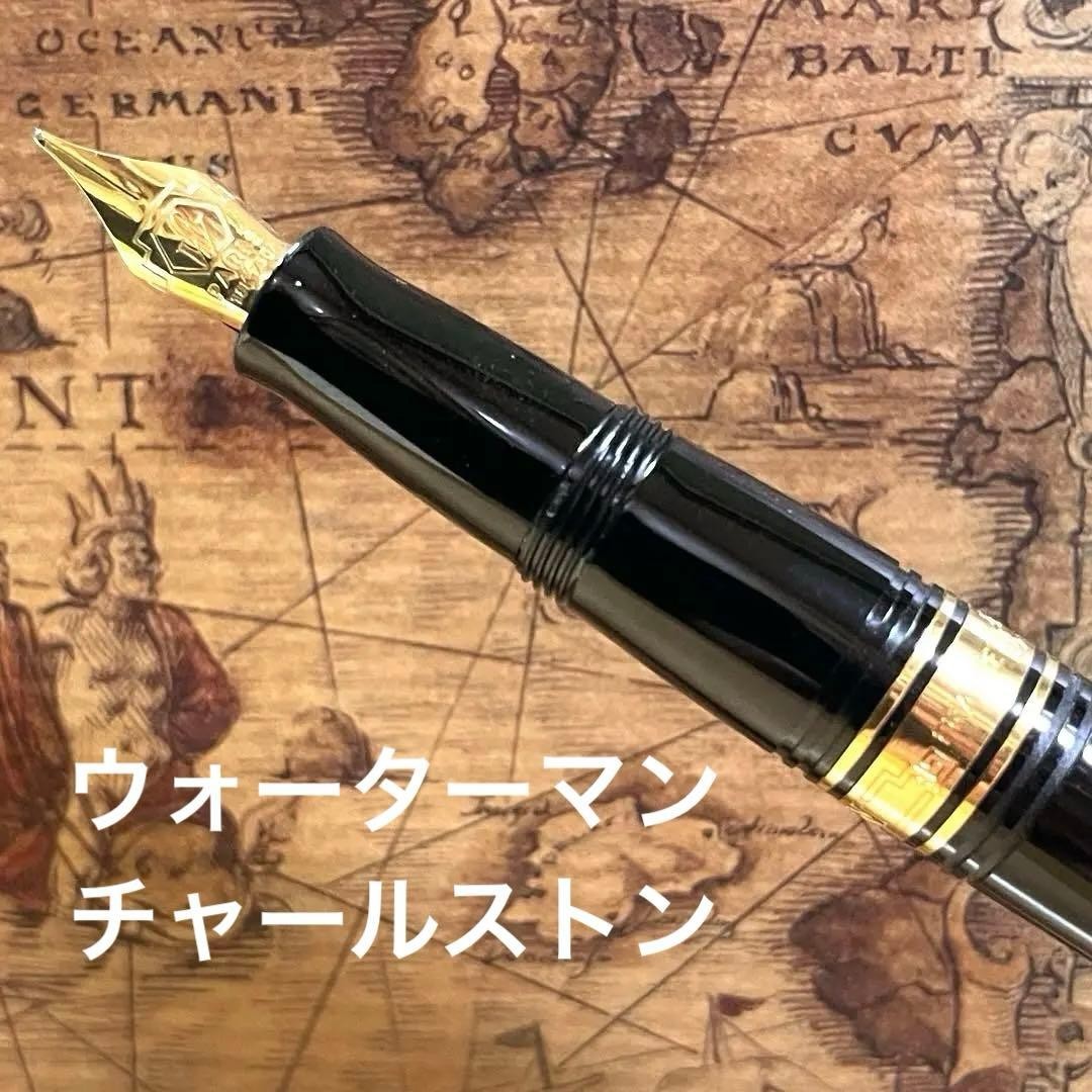 Waterman Charleston | Black and Gold 18K Art Deco - A Precious Encounter with a