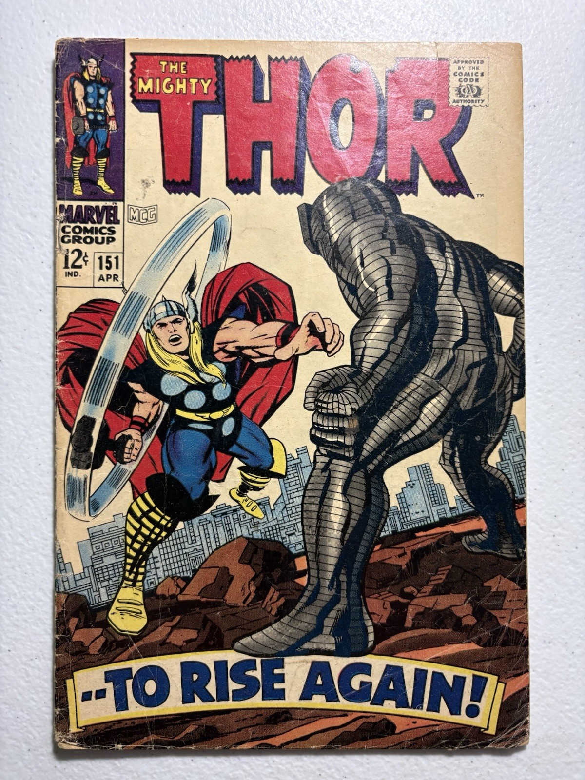 The Mighty Thor #151 (Marvel Comics April 1968)