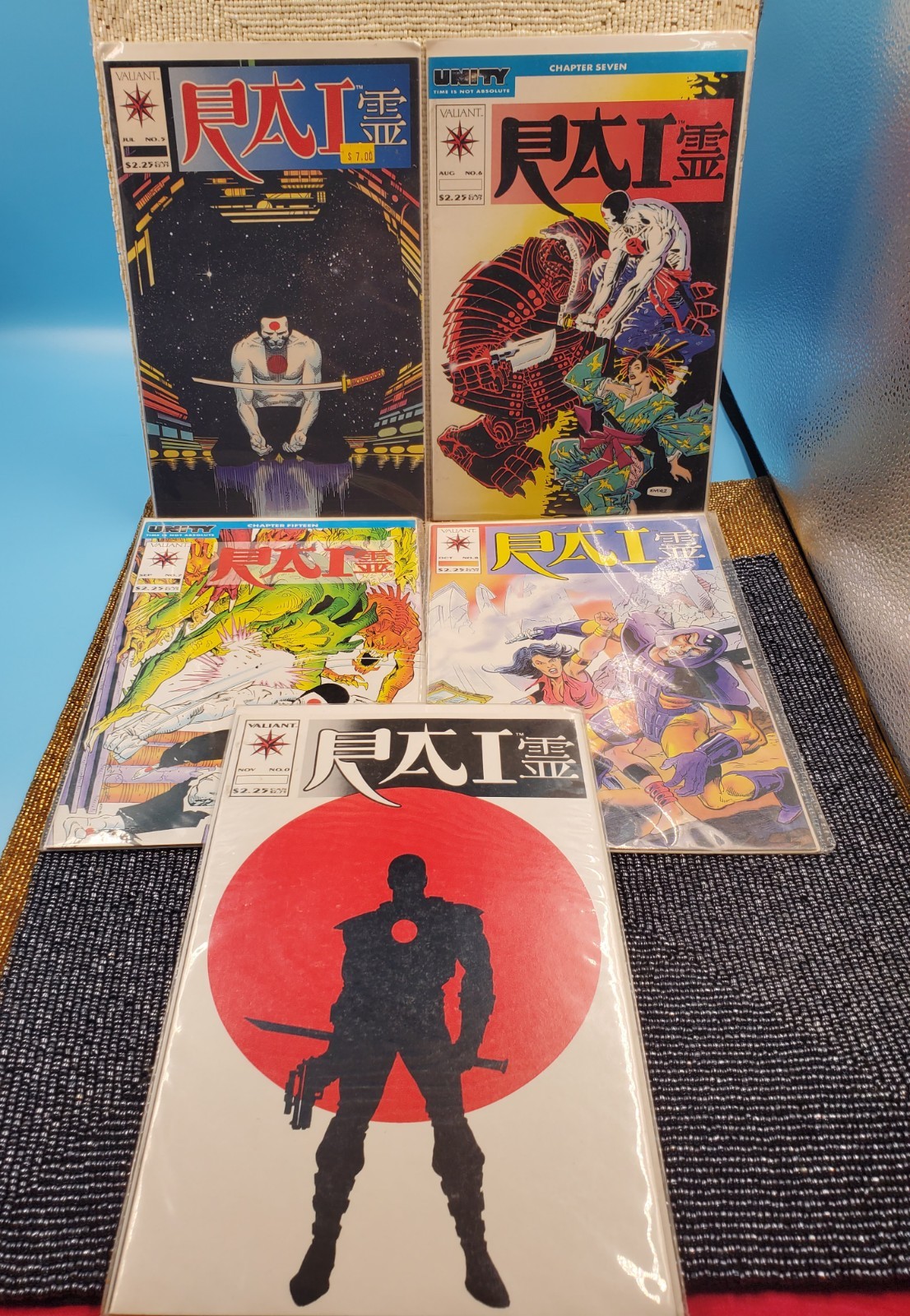 RAI COMIC BOOK LOT #5-8 & 0 Valiant Comic 1992  NM