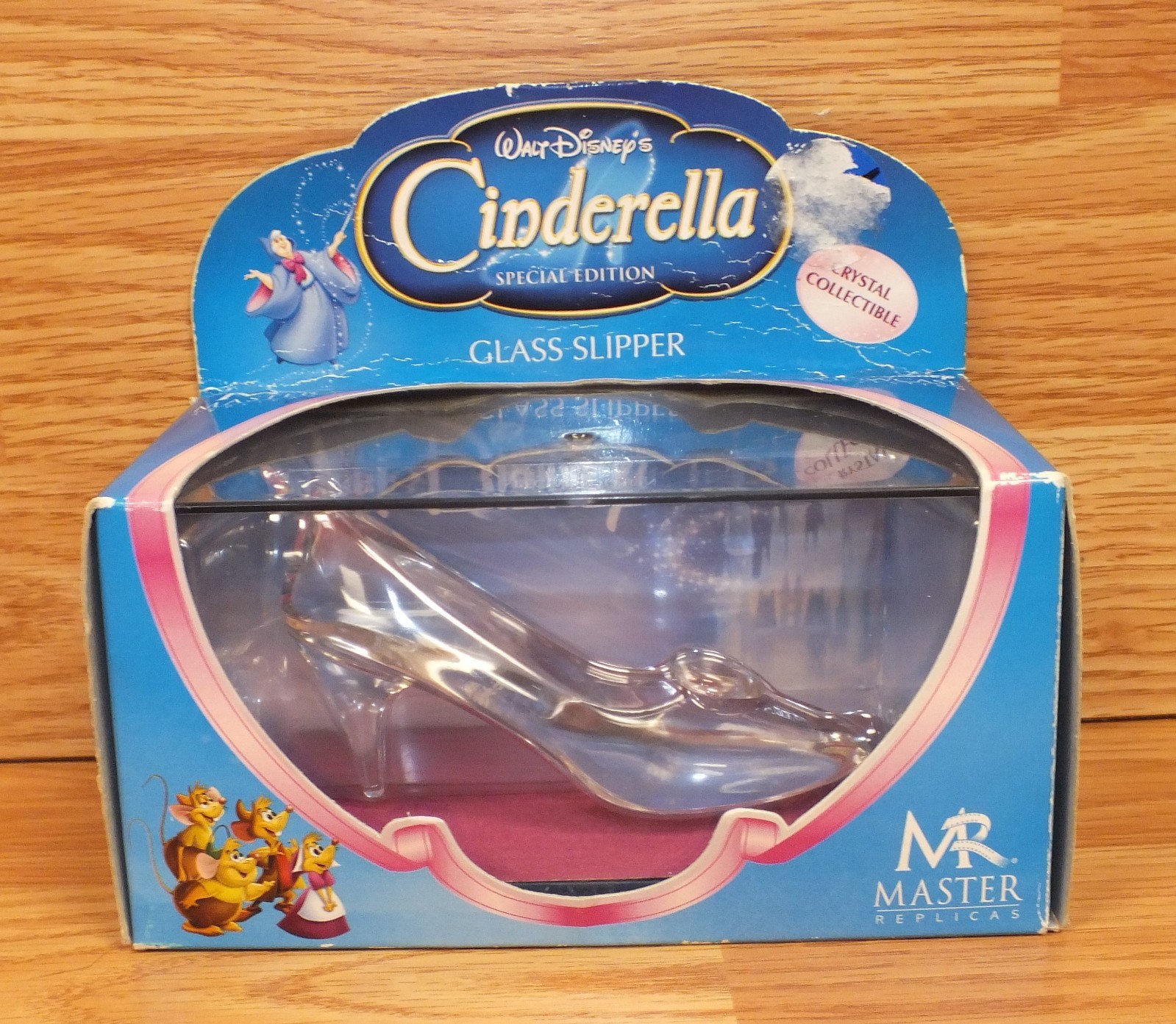 Mr. Master Replica Walt Disney\'s Cinderella Special Edition Glass Slipper *NOS* 