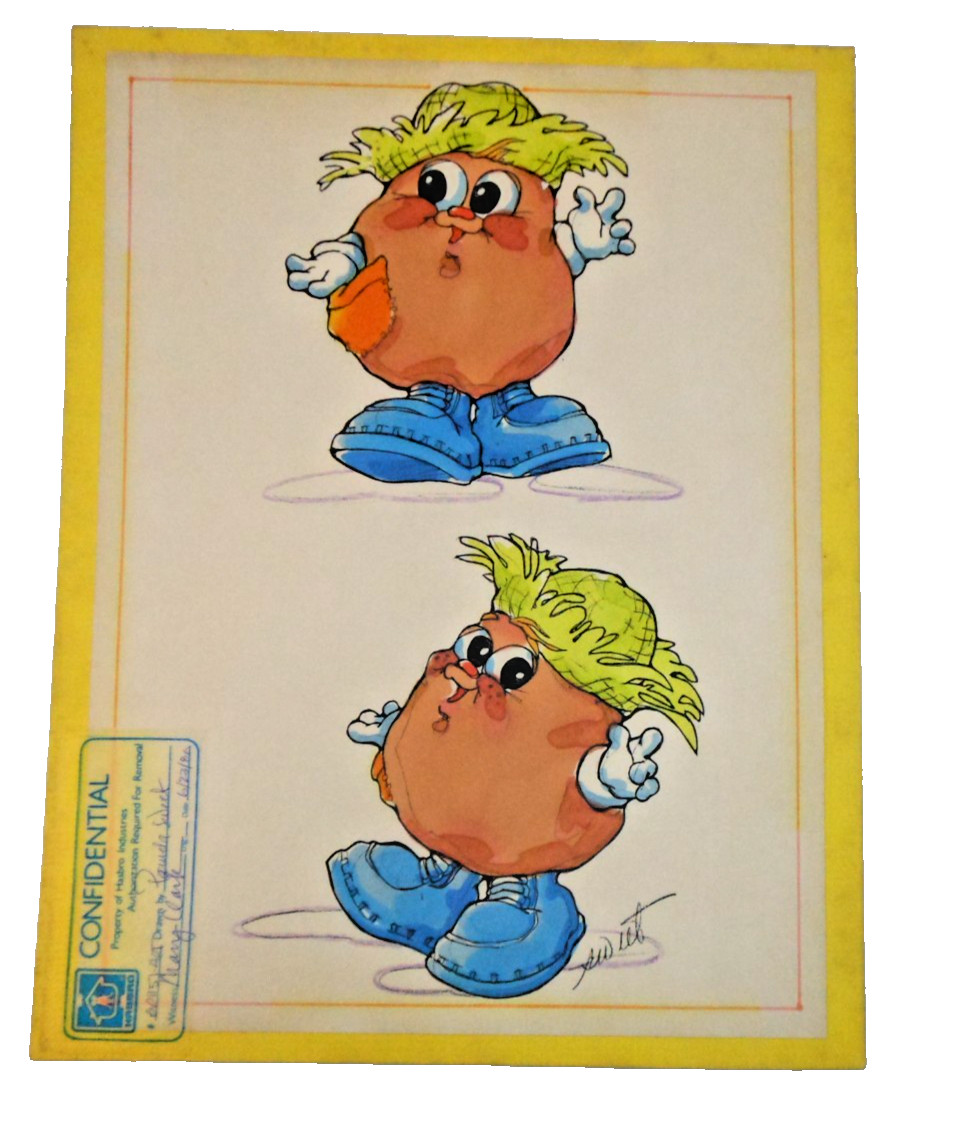 Hasbro 1986 Potato Head Kids Original Concept Art \