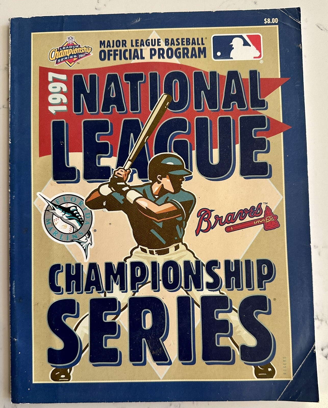 1997 National League Championship Series Program – Marlins vs Braves #M231 1997 National League Championship Series Program – Marlins vs Braves #M231