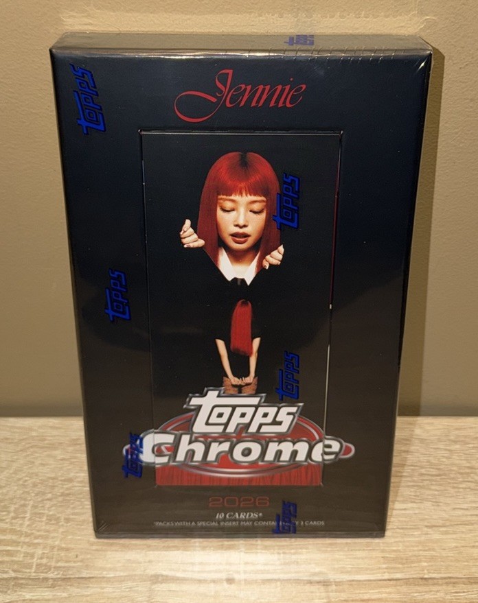 2026 Topps Chrome x Jennie Factory Sealed Hobby Box (10 Cards)