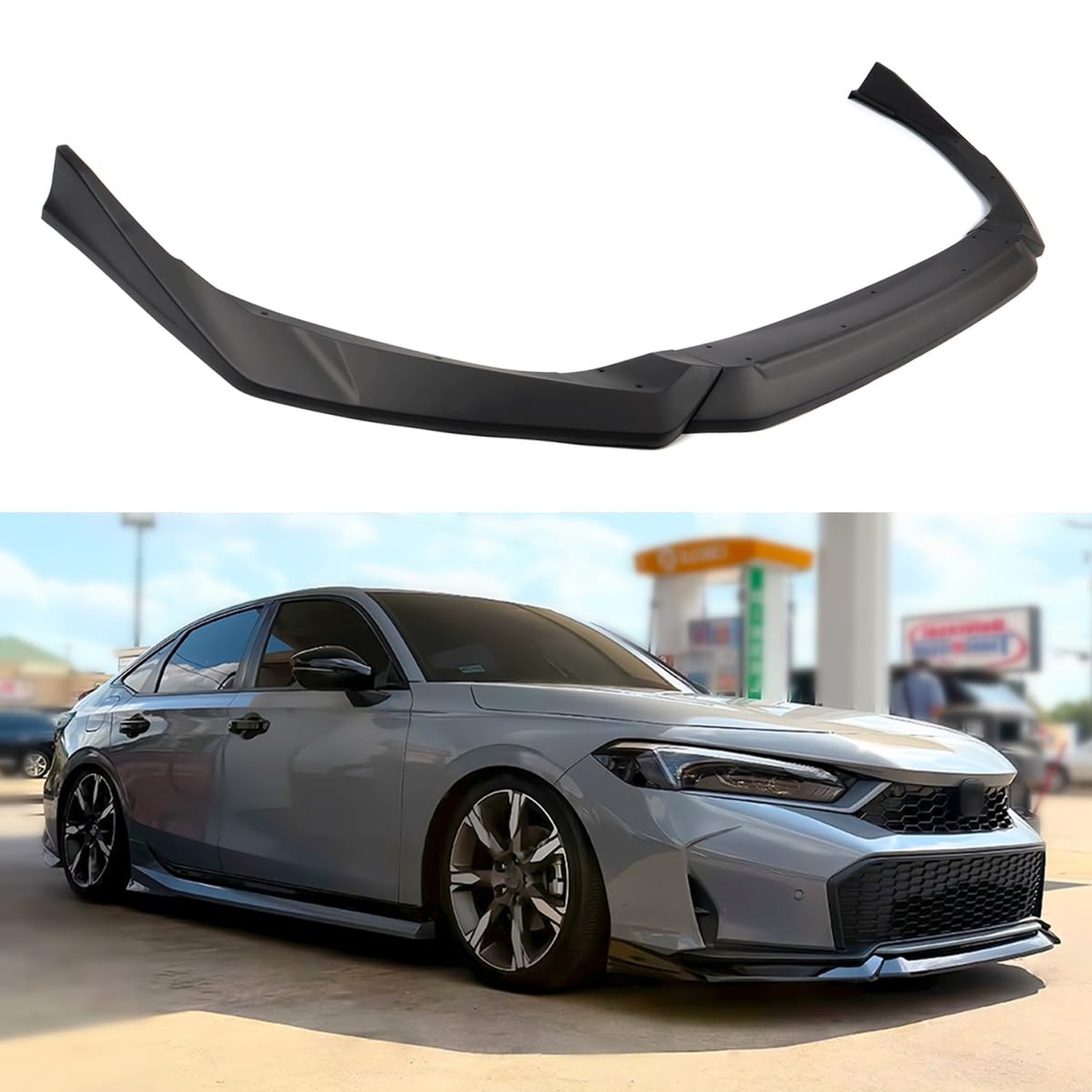 Front Lip Compatible with Honda Civic Sedan & Hatchback 2025 2026, Front Bump... Front Lip Compatible with Honda Civic Sedan & Hatchback 2025 2026, Front Bump...