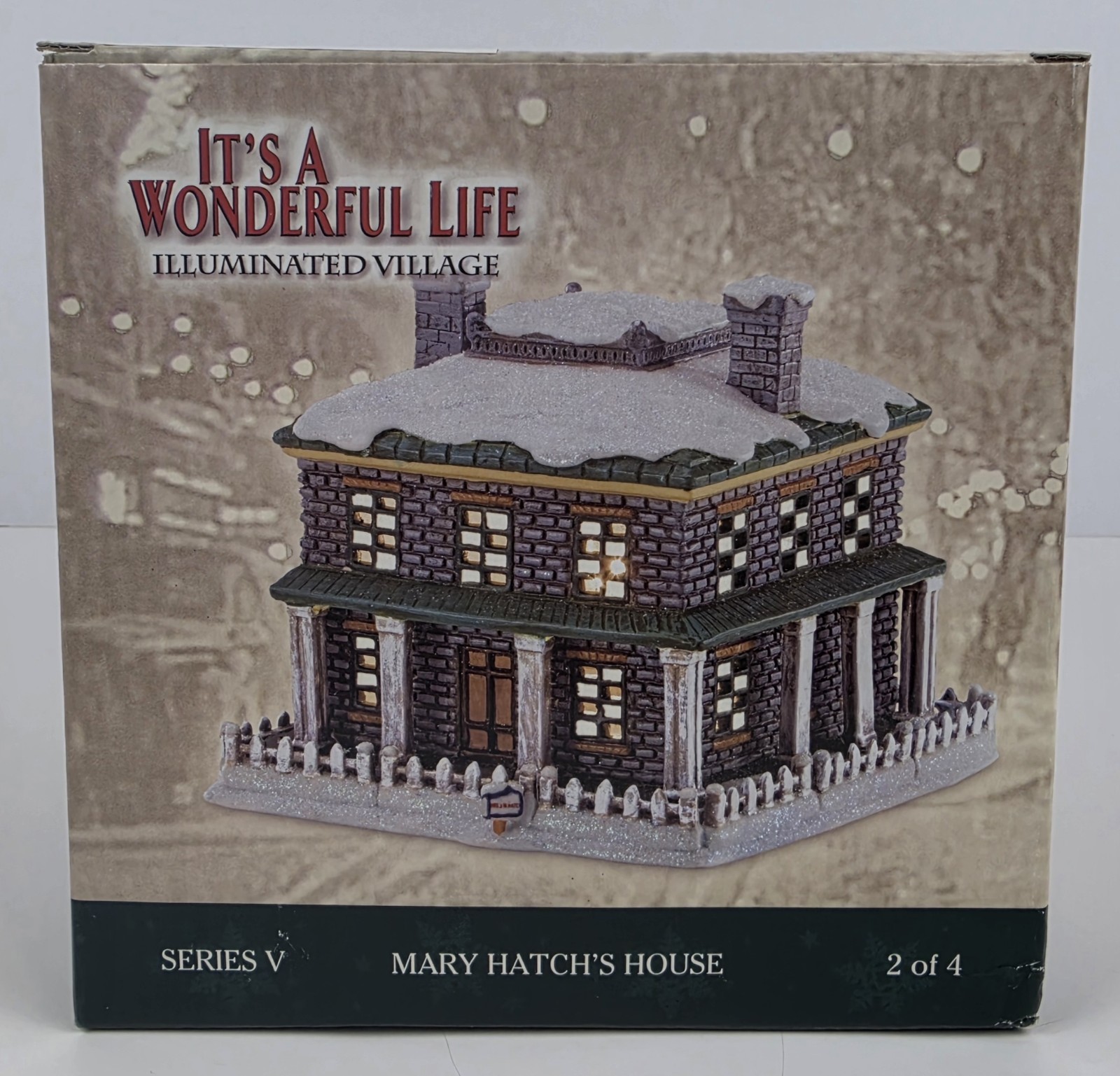 Enesco It\'s A Wonderful Life Illuminated Village Series V Mary Hatch\'s House New